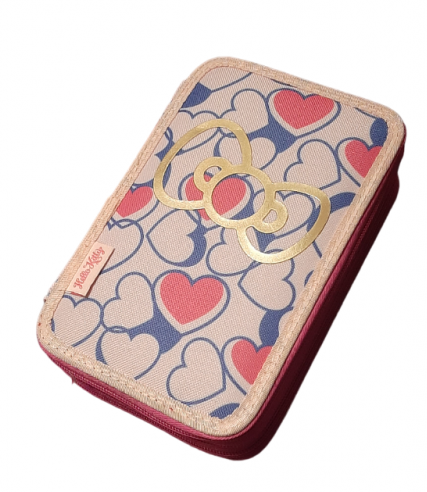 ASTUCCIO ATTREZZATO 3 ZIP 50TH ANNIVERSARY HELLO KITTY